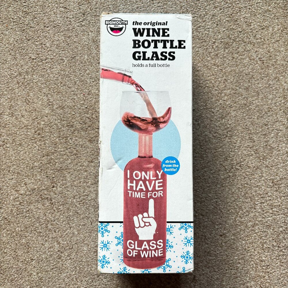 Wine bottle glass